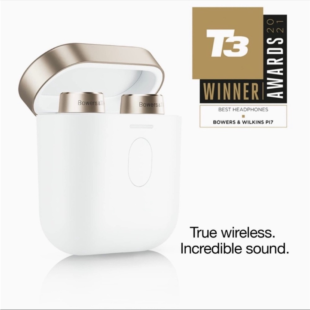 Bowers & Wilkins PI7 Noise-Canceling True Wireless In-Ear Headphones (white)